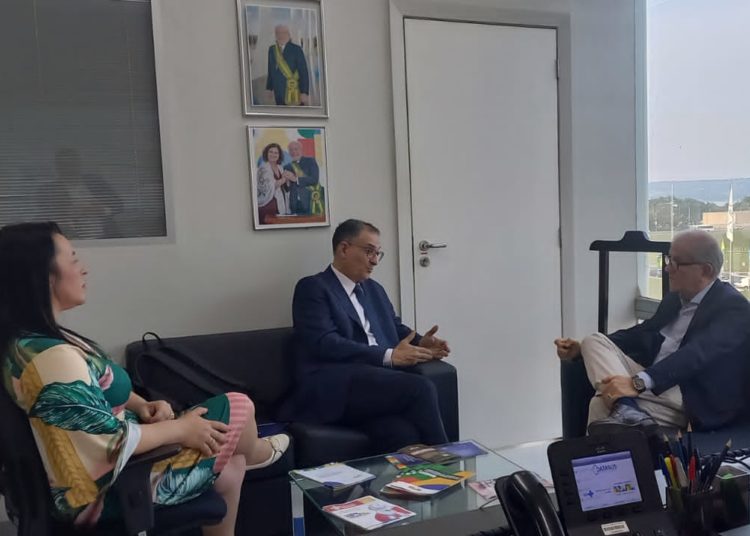 Reunião no Ministério da Saúde, com Francisco Dangelo, assessor especial da ministra Nisia Trindade Lima
